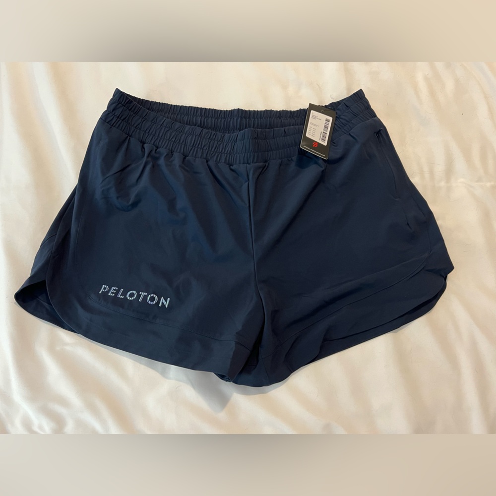 NWT peloton velocity shorts, 4 inch inseam